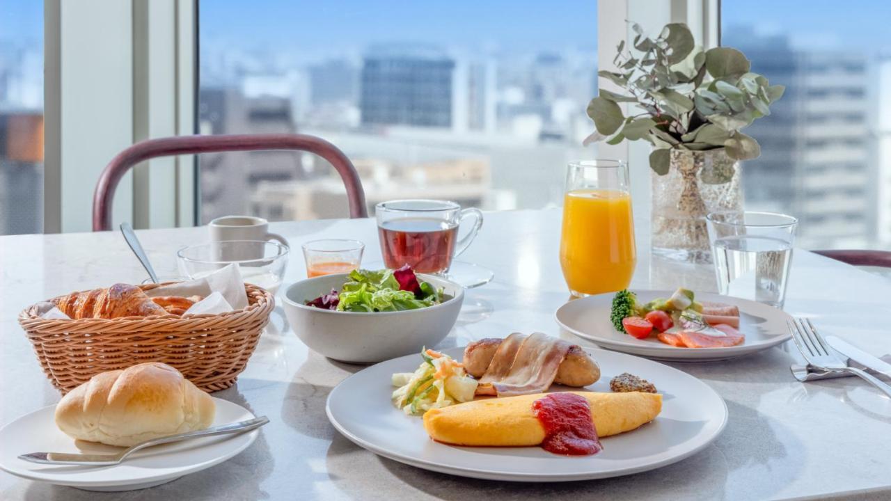 Miyako Hotel Hakata Fukuoka  Exteriér fotografie Breakfast at the hotel