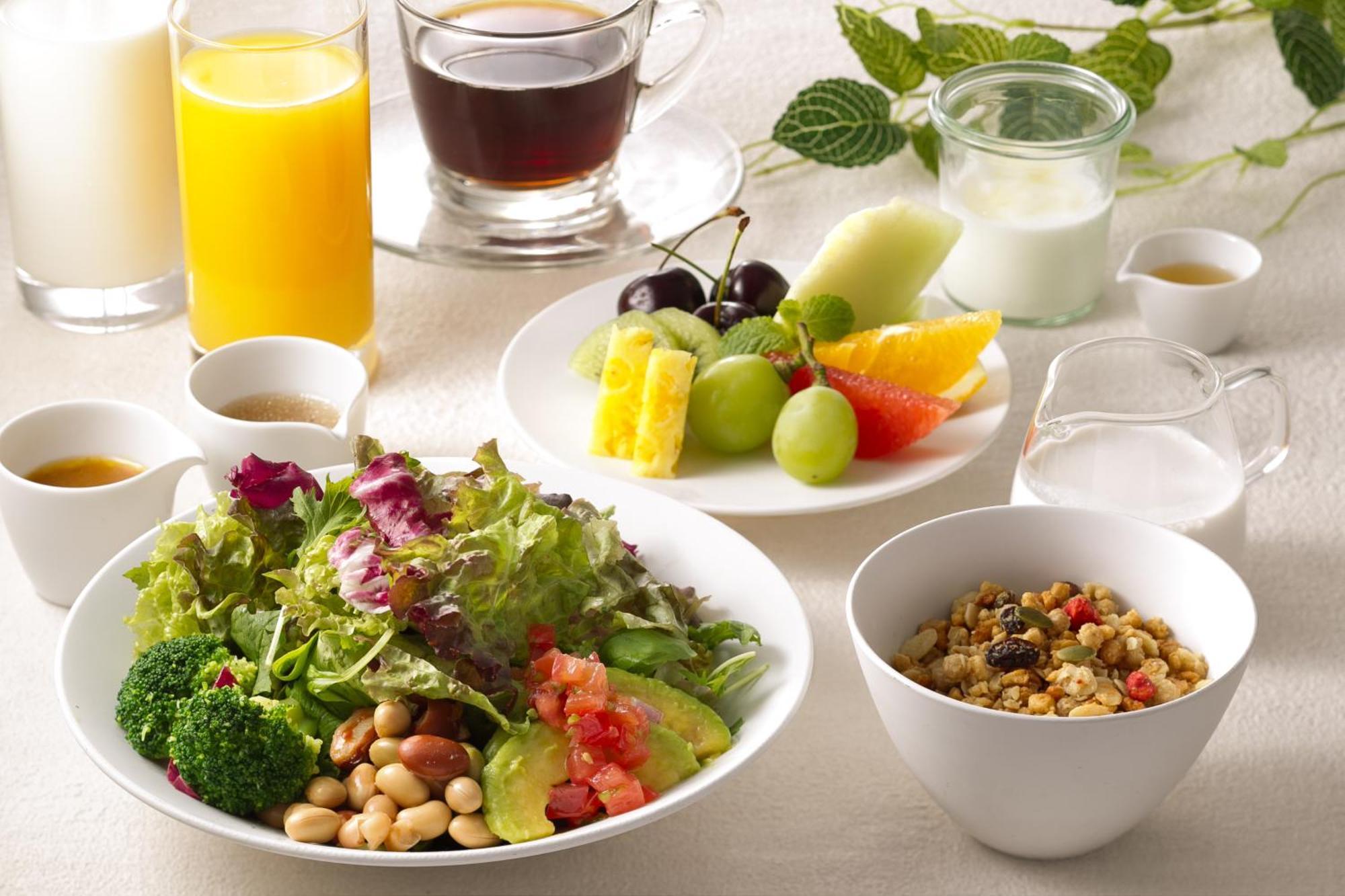 Miyako Hotel Hakata Fukuoka  Exteriér fotografie A healthy breakfast
